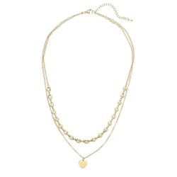 Urbana - Collier Acier doré