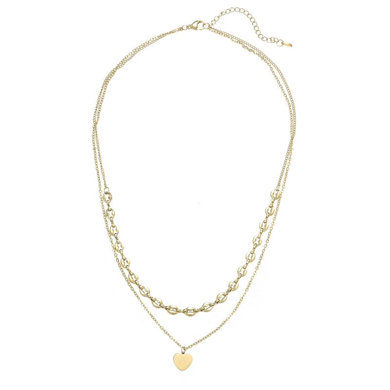 Urbana - Collier Acier doré