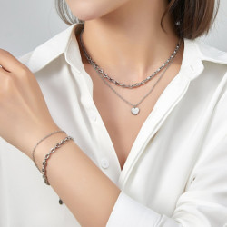 Urbana - Collier Acier doré