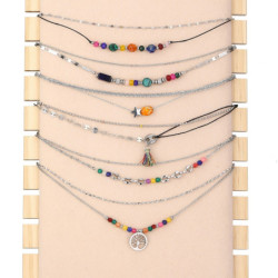 Unice - lot de 6 colliers...