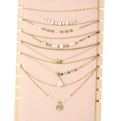 Unice - lot de 6 colliers...