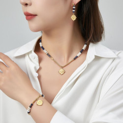 Urmi - Collier acier noir