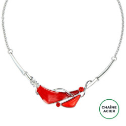 Anafa - Collier rouge