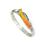Aouane - Bracelet élastique jaune orange