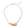 Aouane - Collier jaune orange