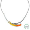 Aouane - Collier jaune orange