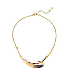 Aouane - Collier rose gris