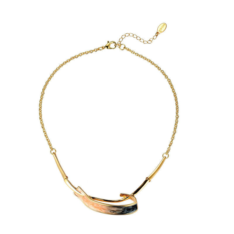 Aouane - Collier rose gris