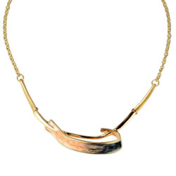 Aouane - Collier rose gris