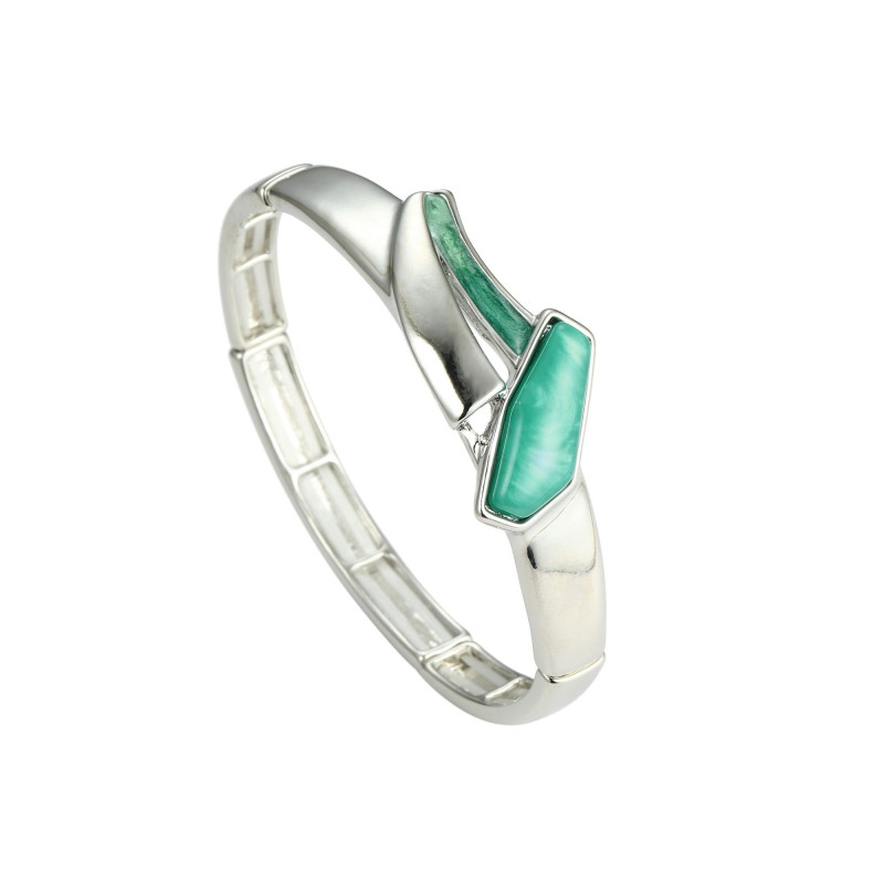 Ardane - Bracelet élastique bleu canard