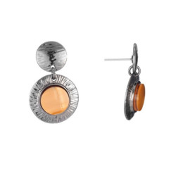 Celia - Boucles d'oreilles tige jaune