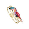 Oneida - Bracelet rigide fuchsia