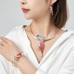 Oneida - Collier doré multicolore