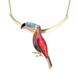 Oneida - Collier fuchsia