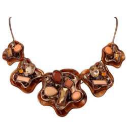 Olivia - Collier marron
