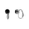 Enda - Boucles d'oreilles Clips noire