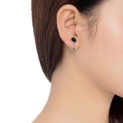 Enda - Boucles d'oreilles Clips noire