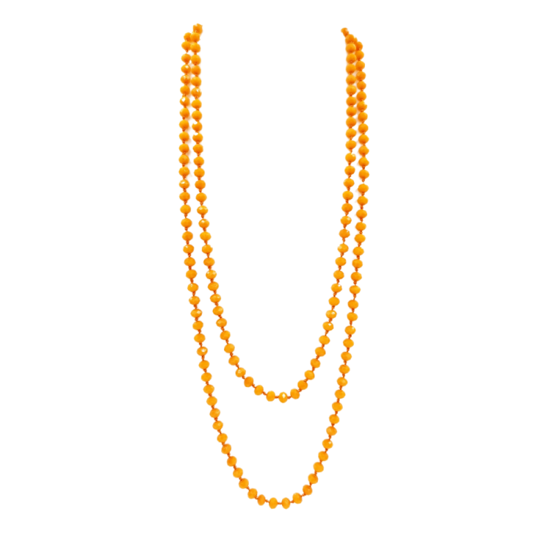 Fozia - Sautoir orange