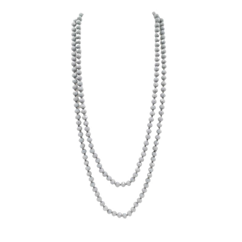 Fozia - Sautoir gris