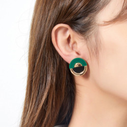 Fidda - Boucle d'oreille clip blanche