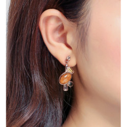 Clara - Boucles d'oreilles tige or 2