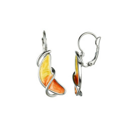 Assiya - Boucle d'oreille dormeuse jaune