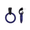 Abeda - Boucle d'oreille tige bleue