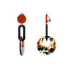 Aflak - Boucle d'oreille clip Multicolore
