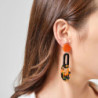 Aflak - Boucle d'oreille clip Multicolore
