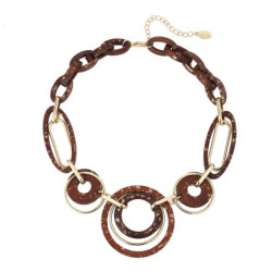 Tabatha - Collier marron