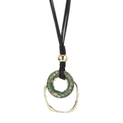 Tacita - Sautoir vert