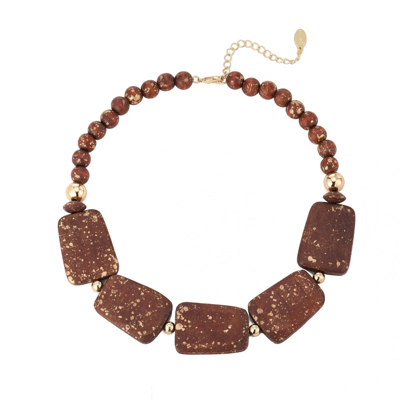 Tahani - Collier marron