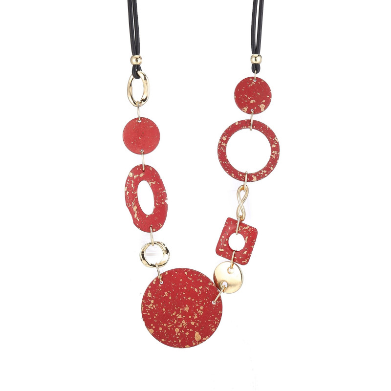 Taline - Sautoir rouge