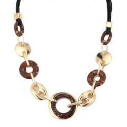 Talya - Collier marron