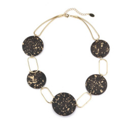 Taraf - Collier marron foncé