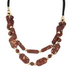 Telia - Collier marron