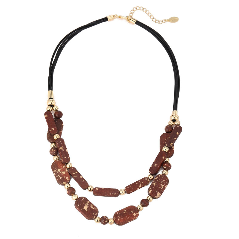 Telia - Collier marron