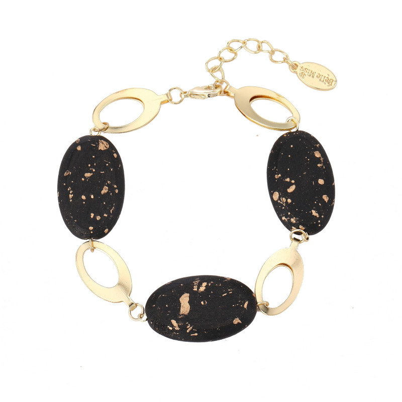 Tina - Bracelet noir