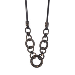 Tiphaine - Sautoir noir