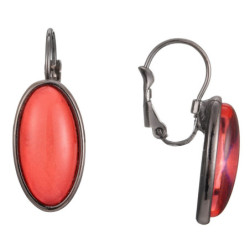 Danna - Boucles d'oreilles tige fushcia 2