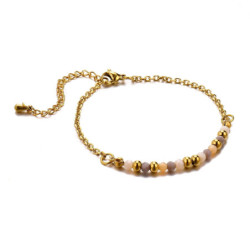 Vieno - Bracelet acier gris