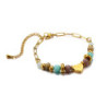 Vitalie - Bracelet acier multicolore