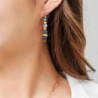 Vitalie - Boucle d'oreille multicolore