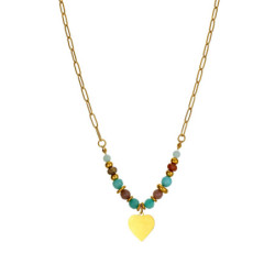 Vitalie - Collier acier...