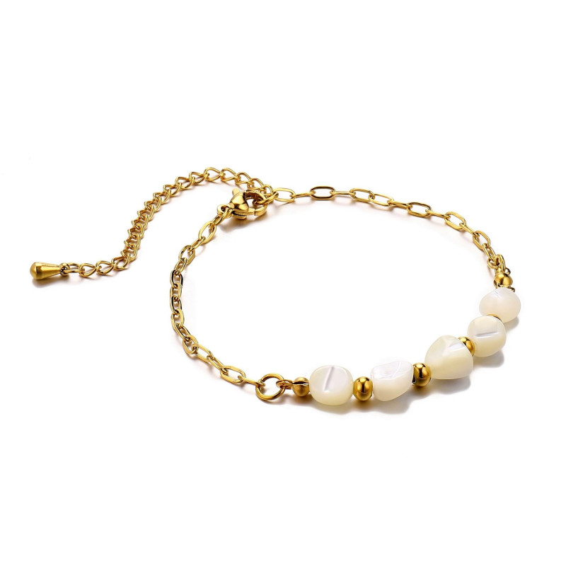 Vivette - Bracelet acier blanc