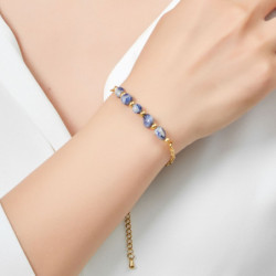 Vivette - Bracelet acier turquoise