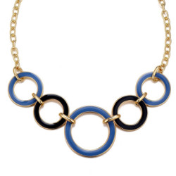 Abida - Collier bleu