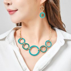 Abida - Collier bleu