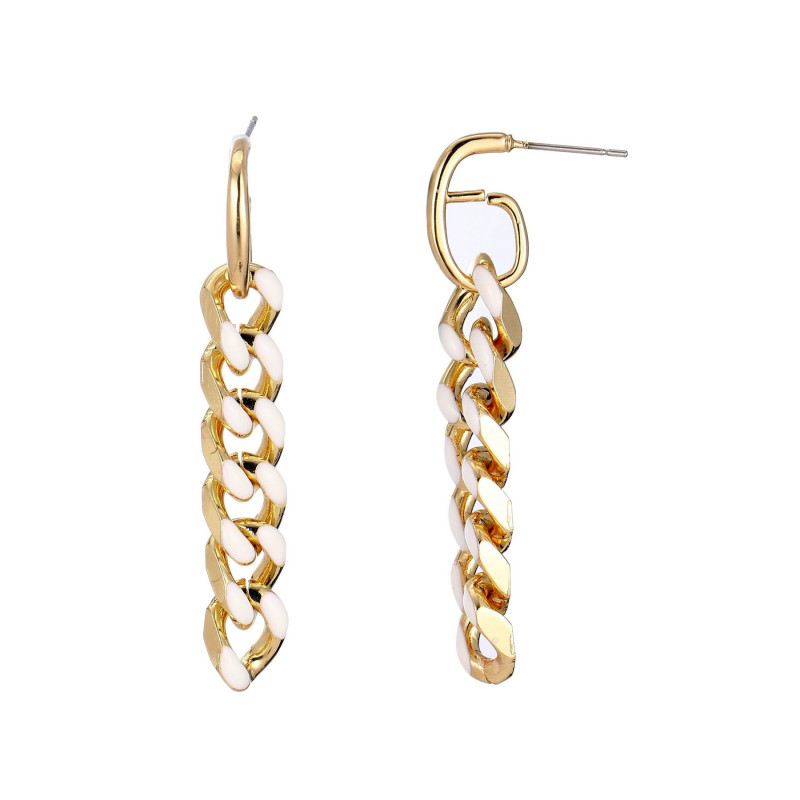 Abir - Boucle d'oreille tige blanche