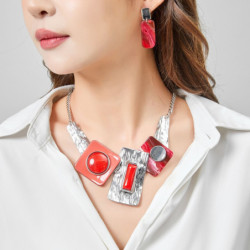 Asmae - Collier rouge